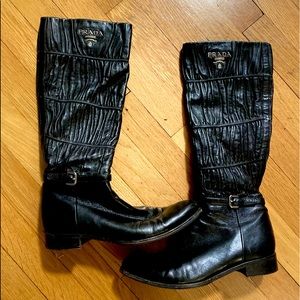PRADA Knee high boots (37.5) from Italy
